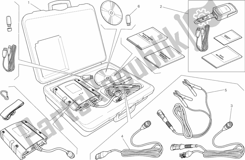 All parts for the Dds (2) Tester of the Ducati Scrambler Flat Track Brasil 803 2016
